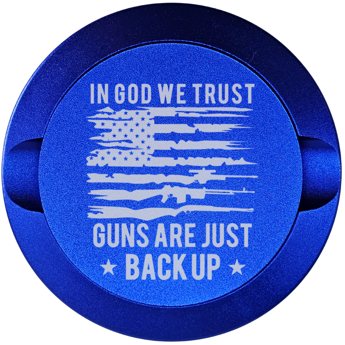In God We Trust-My Tyn Co. Custom Aluminum ZYN Tyns for ZYN Pouches Waterproof and Airtight, 2 Compartments!