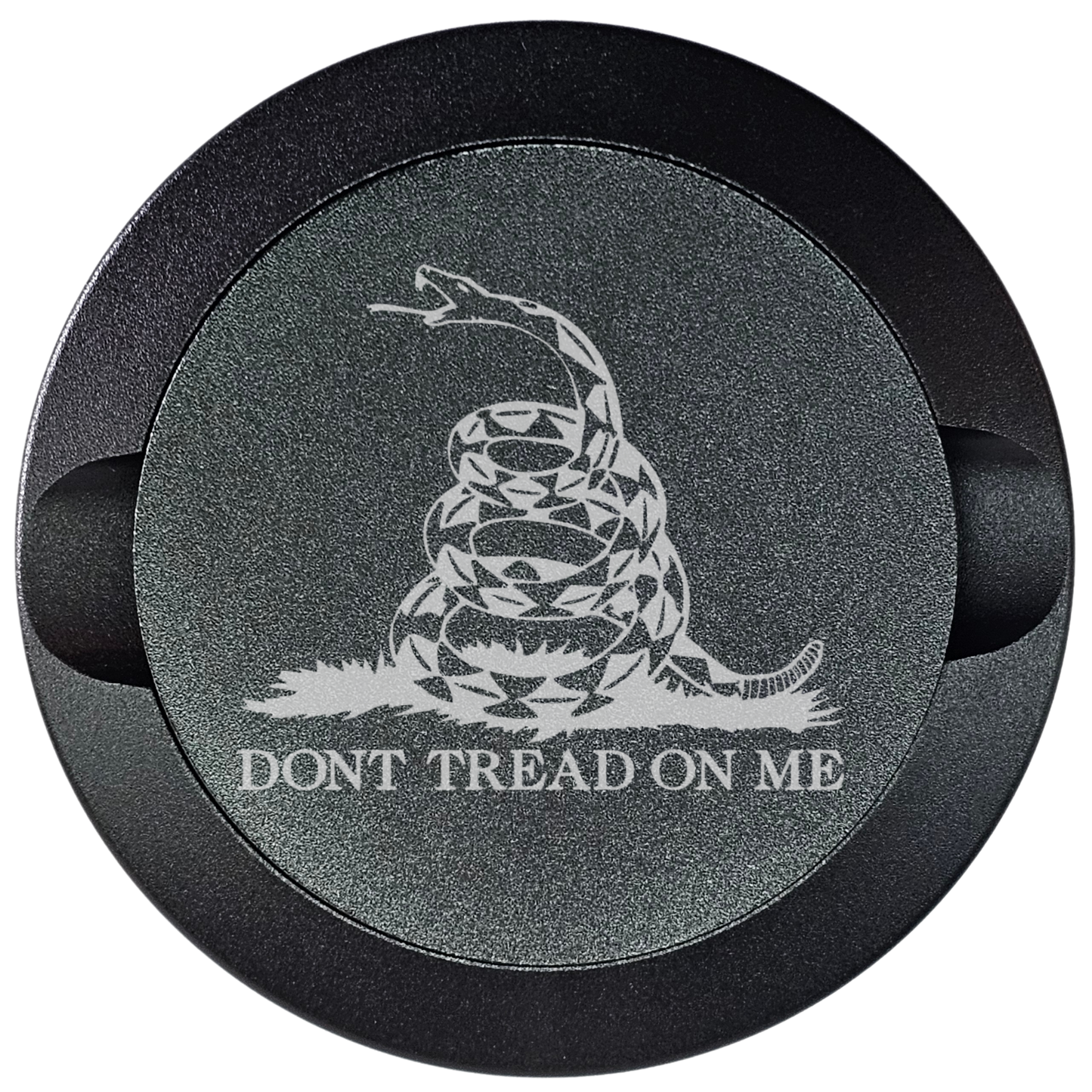 Classic Don't Tread on Me-My Tyn Co. Custom Aluminum ZYN Tyns for ZYN Pouches Waterproof and Airtight, 2 Compartments!