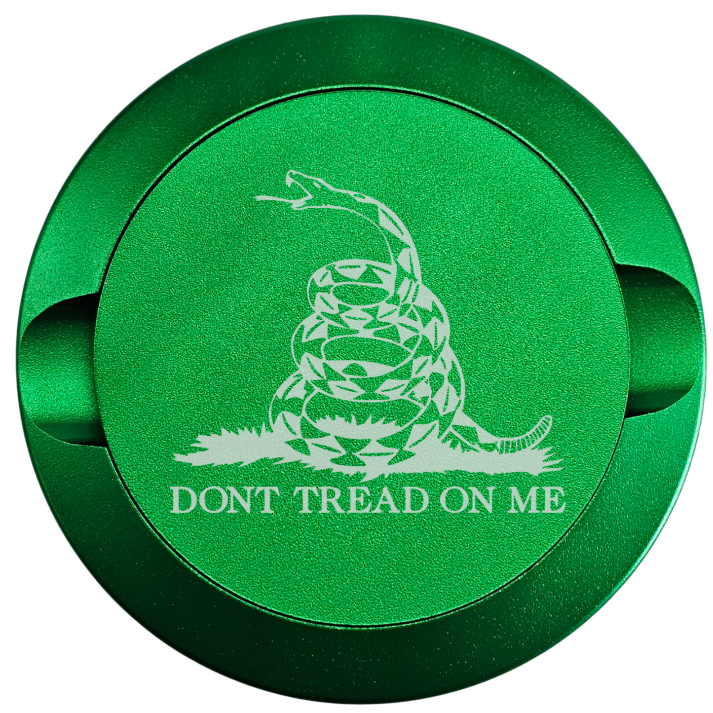Classic Don't Tread on Me-My Tyn Co. Custom Aluminum ZYN Tyns for ZYN Pouches Waterproof and Airtight, 2 Compartments!