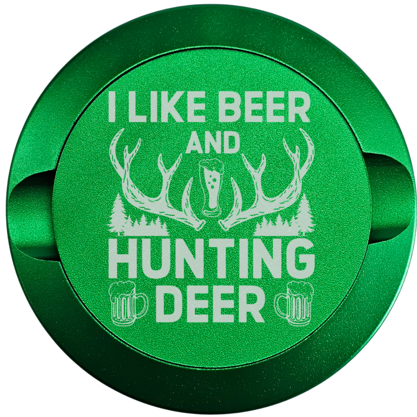 I Like Beer and Hunting Deer-My Tyn Co. Custom Aluminum ZYN Tyns for ZYN Pouches Waterproof and Airtight, 2 Compartments!