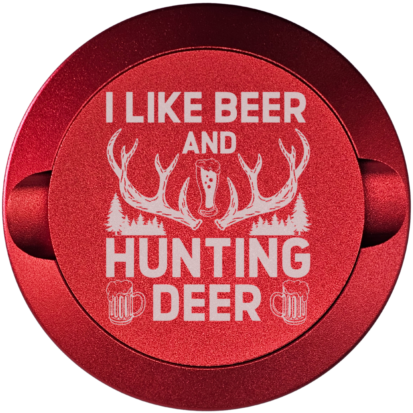 I Like Beer and Hunting Deer-My Tyn Co. Custom Aluminum ZYN Tyns for ZYN Pouches Waterproof and Airtight, 2 Compartments!