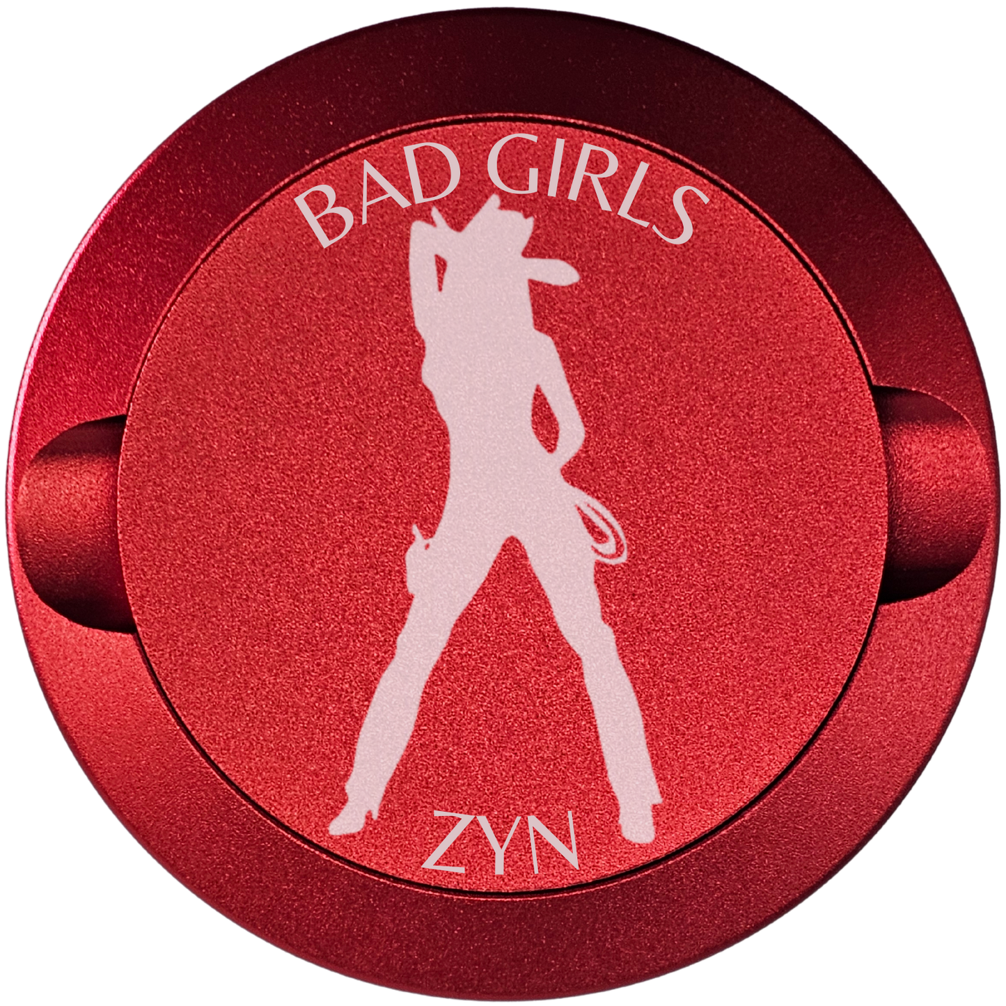 Bad Girls ZYN-My Tyn Co. Custom Aluminum ZYN Tyns for ZYN Pouches Waterproof and Airtight, 2 Compartments!