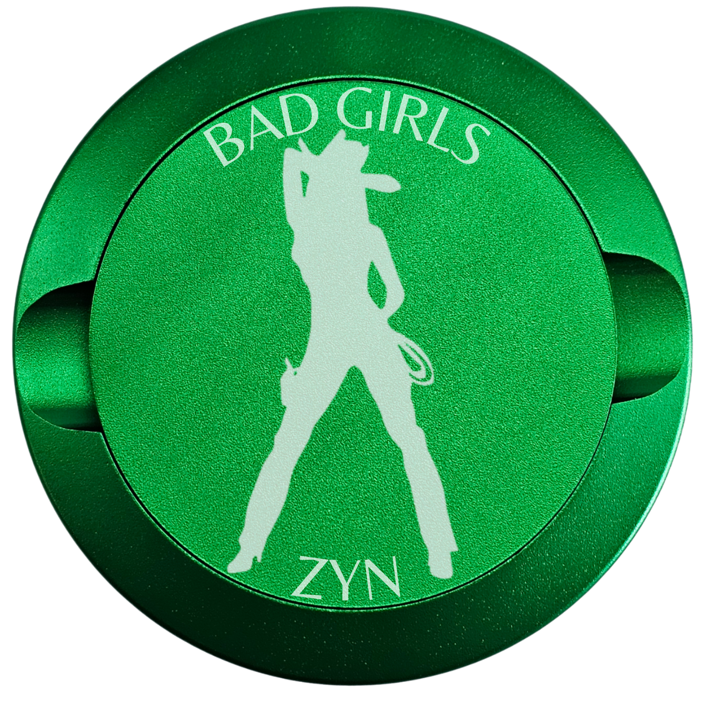 Bad Girls ZYN-My Tyn Co. Custom Aluminum ZYN Tyns for ZYN Pouches Waterproof and Airtight, 2 Compartments!