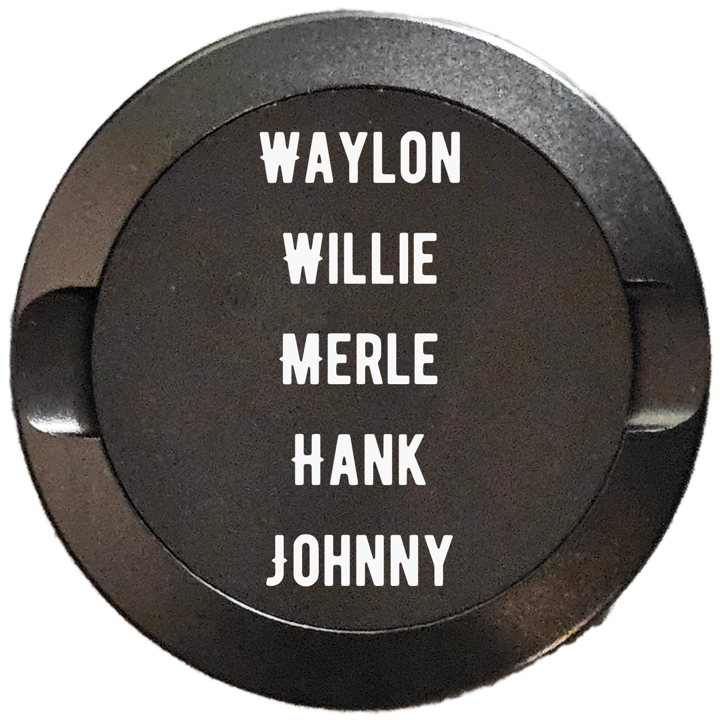 Waylon Willie Merle Hank Johnny-My Tyn Co. Custom Aluminum ZYN Tyns for ZYN Pouches Waterproof and Airtight, 2 Compartments!