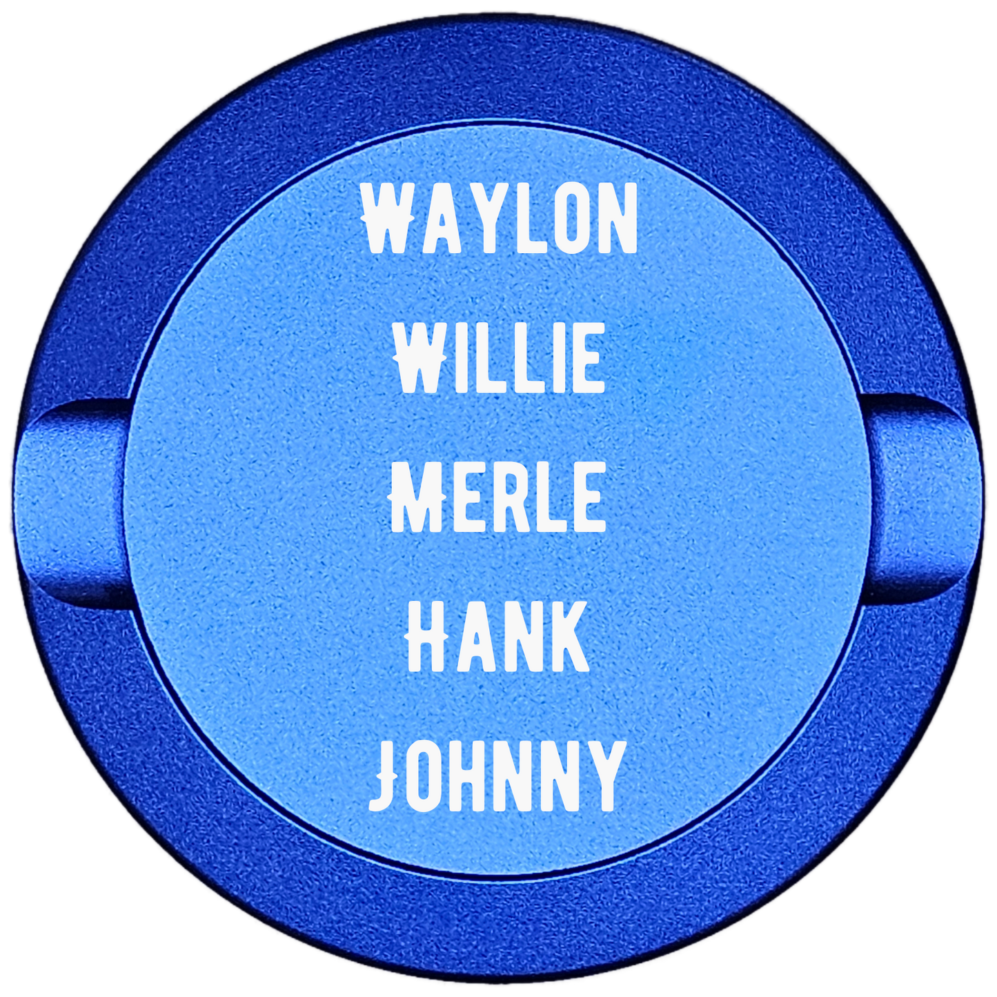 Waylon Willie Merle Hank Johnny-My Tyn Co. Custom Aluminum ZYN Tyns for ZYN Pouches Waterproof and Airtight, 2 Compartments!