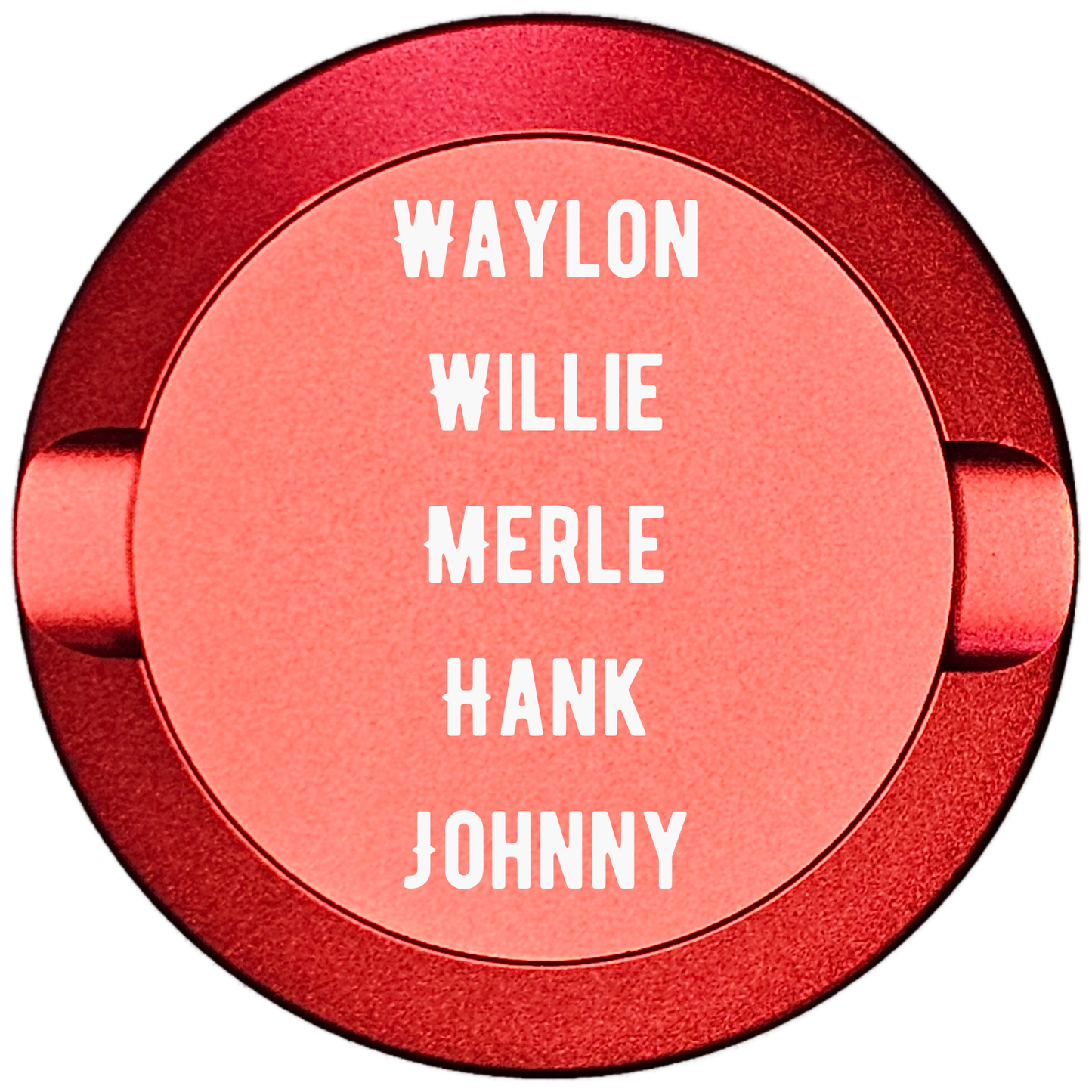 Waylon Willie Merle Hank Johnny-My Tyn Co. Custom Aluminum ZYN Tyns for ZYN Pouches Waterproof and Airtight, 2 Compartments!