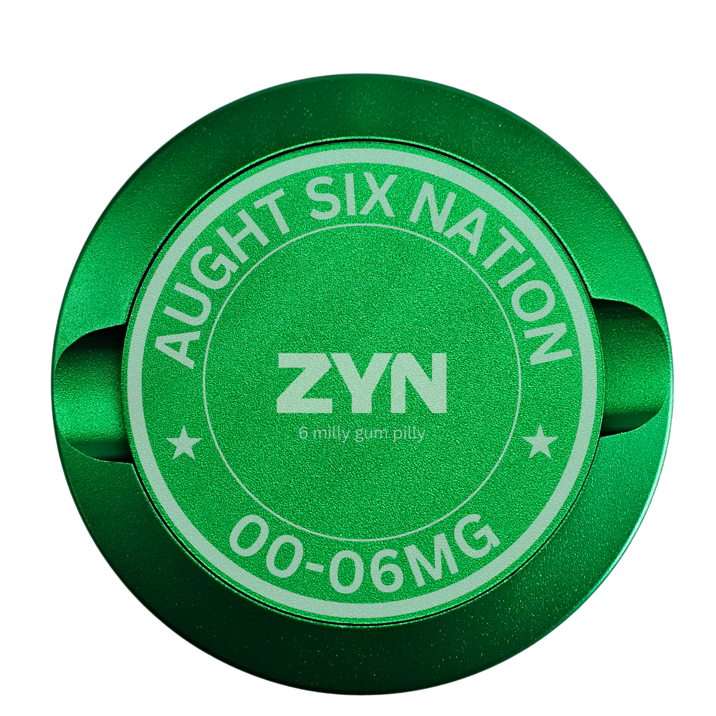 Aught Six Nation-My Tyn Co. Custom Aluminum ZYN Tyns for ZYN Pouches Waterproof and Airtight, 2 Compartments!