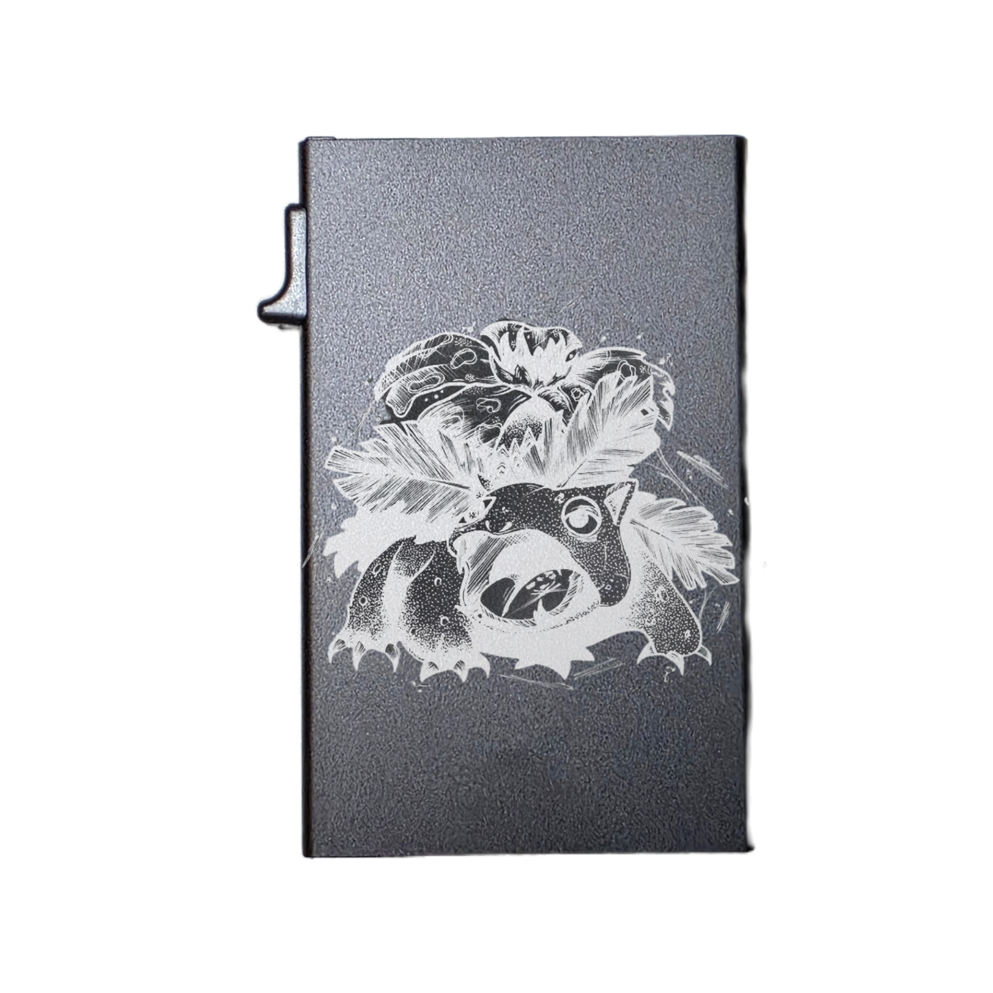 Pokemon Venusaur- Custom Engraved Metal Ultra Thin Slim Wallet Minimalist Card Case Men Women RFID Card Holder