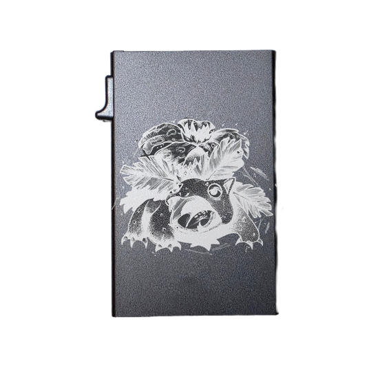 Pokemon Venusaur- Custom Engraved Metal Ultra Thin Slim Wallet Minimalist Card Case Men Women RFID Card Holder